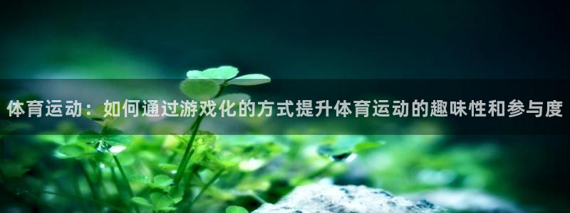 体育运动：如何通过游戏化的方式提升体育运动的趣味性和参与度
